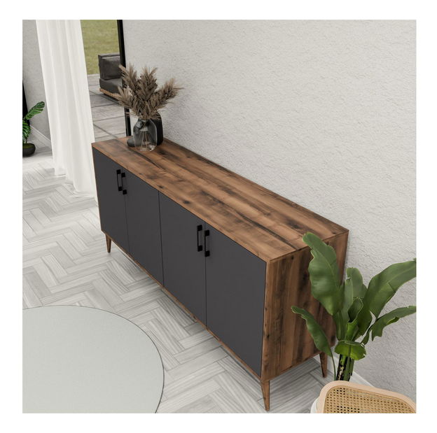 Skrinka Pivida (orech + antracit) 