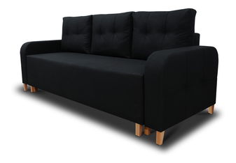 Pohovka trojsedačka Abyss (čierna)