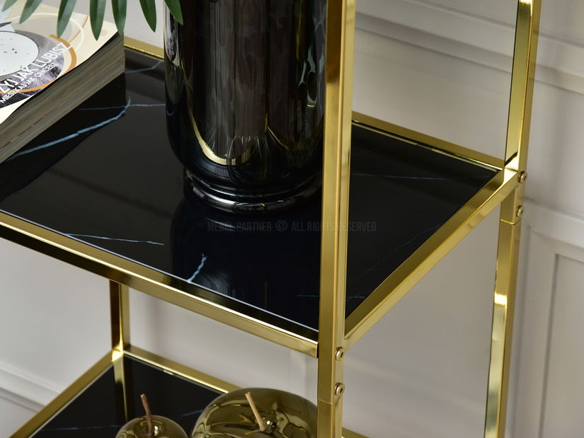 Raft Crips (marmură neagră + auriu)