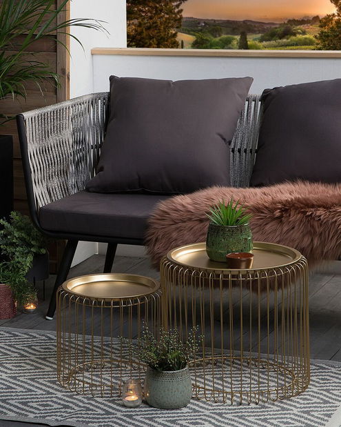 Koberec 90x150 cm SAREO (sivá)