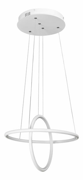 Függesztett lámpa Donatella 2544 (fehér + króm)