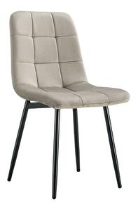 Blagovaonska stolica Rameta 3 (sivo-smeđa + crna) 