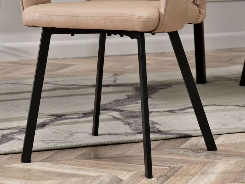 Stolica Carl (bež + krom)