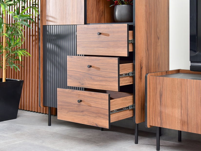 Iroda bútor Presuntos 3 (fekete)