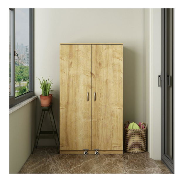 Potravinová kuchynská skrinka Passek (dub)