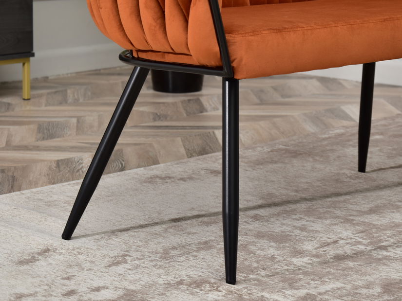 Pohovka dvojsedačka Radio (čierna)