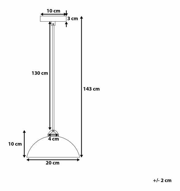 Lampă cu pandantiv Eseka (verde închis)