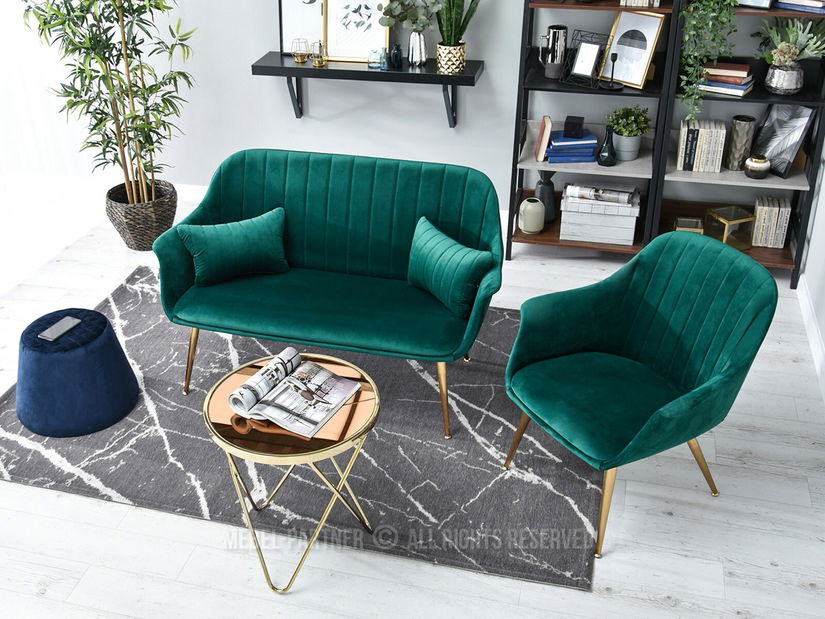 Sofa Osmol S (zelena + crna)