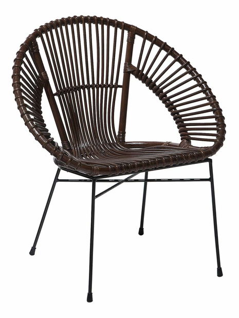 Jedálenská stolička Sakita (hnedá)