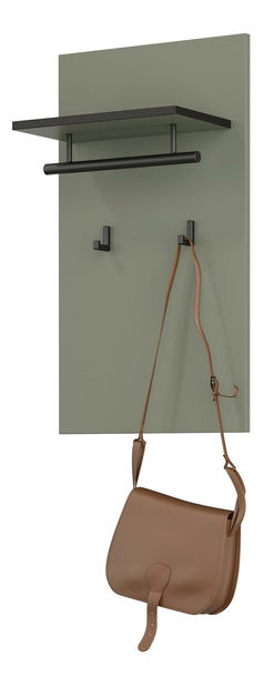 Zidna vješalica Crossroad H G03 (bor zelena + crna)