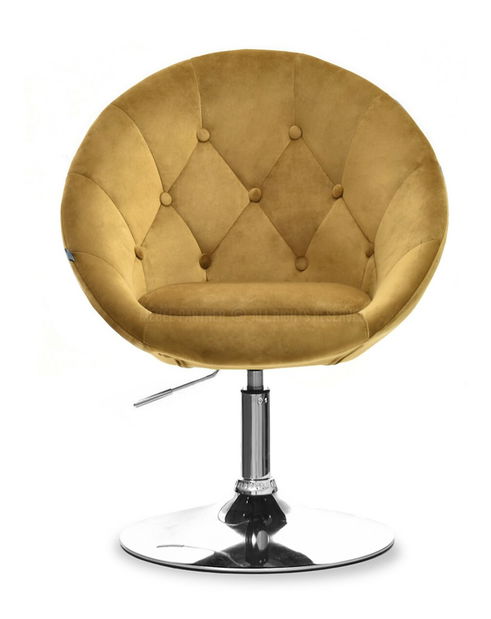 Fotel Lush 3 (arany + arany)