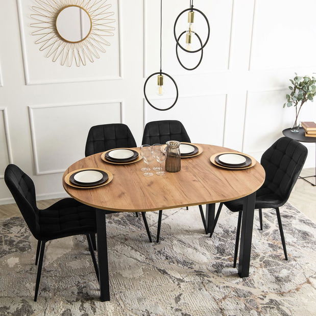 Scaun sufragerie Ligado (negru) 