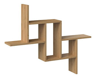 Nástenná polica Fragil 1 (dub artisan)