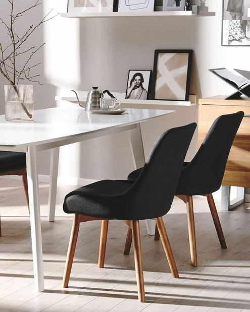 Étkezőszék szett (2 db.) Maggie (fekete)