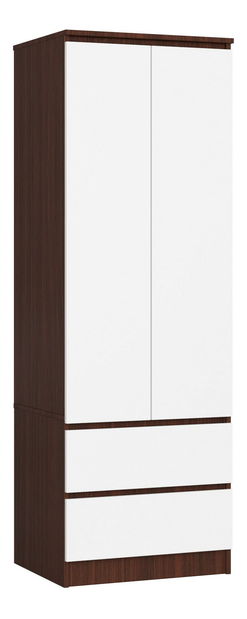 Ruhásszekrény Suman (wenge + fehér)