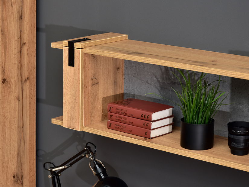 Nappali fal Subrayado 04 (tölgy + fekete)