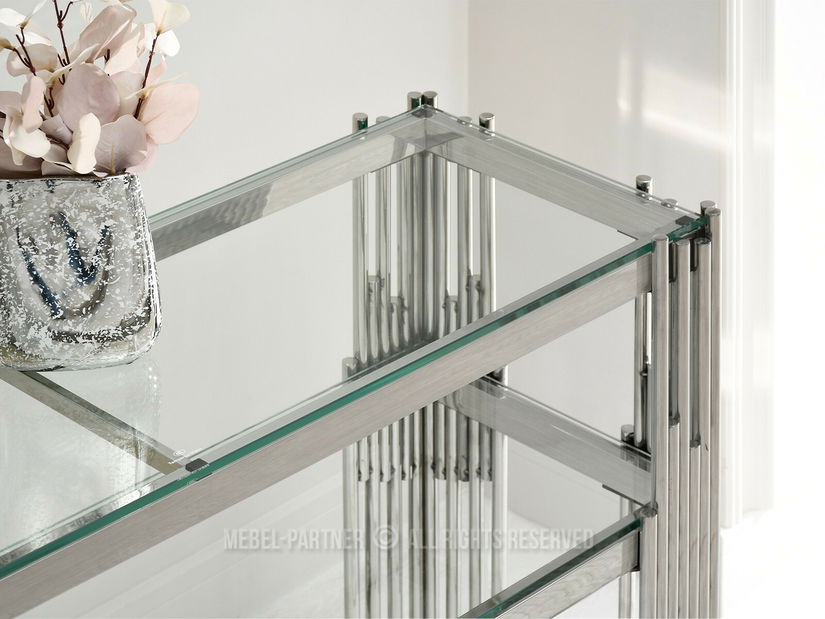 Konzolasztal Borbandino (átlátszó)