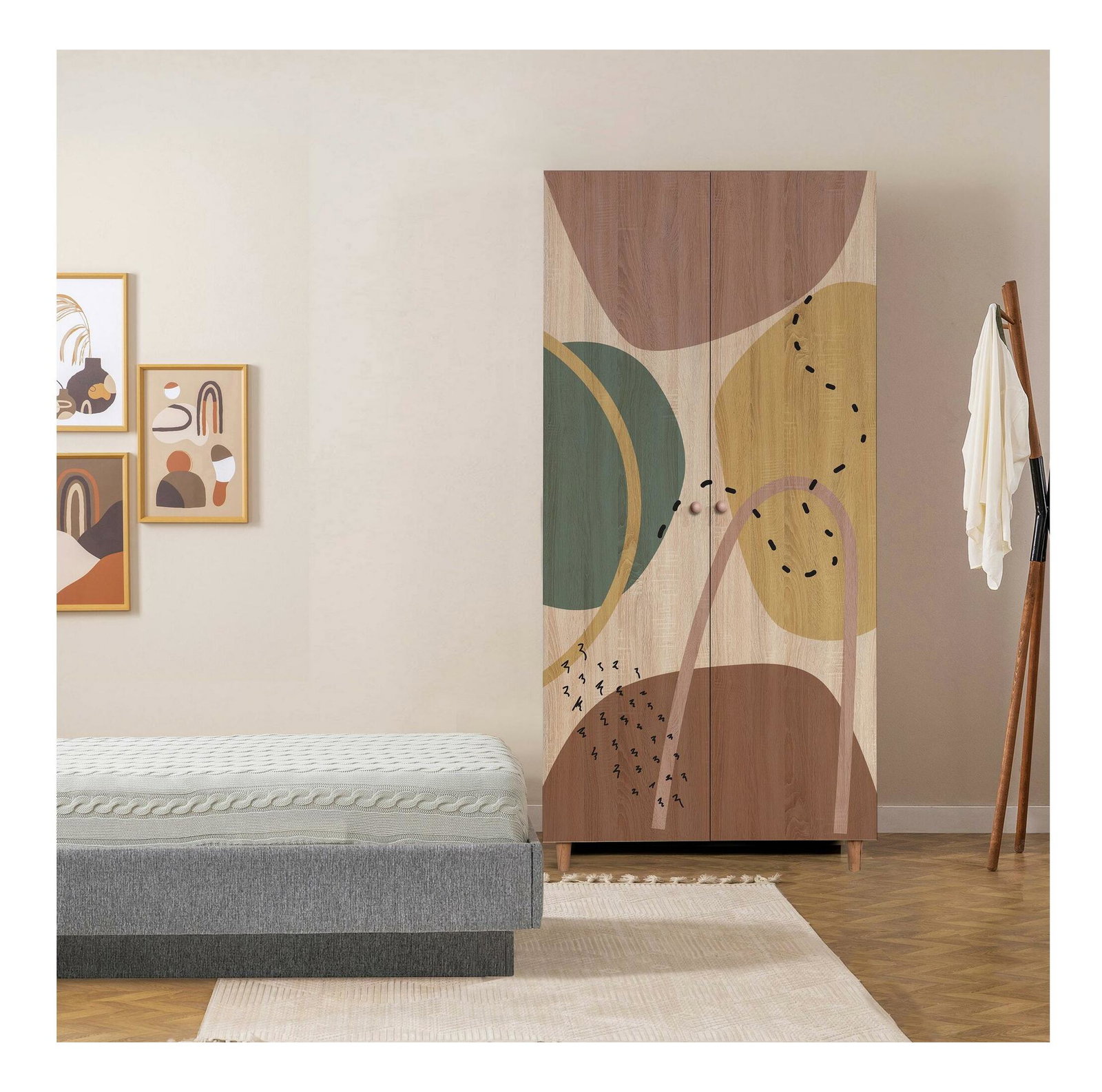 Ruhásszekrény Lydie 911 (sonoma tölgy)