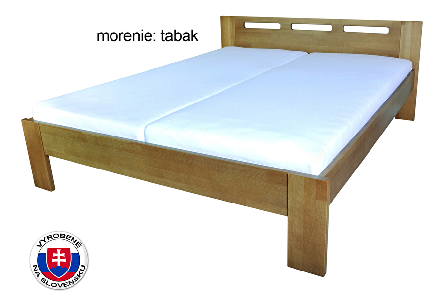 Jednolôžková posteľ 90 cm Nela (masív) (jelša) *výpredaj