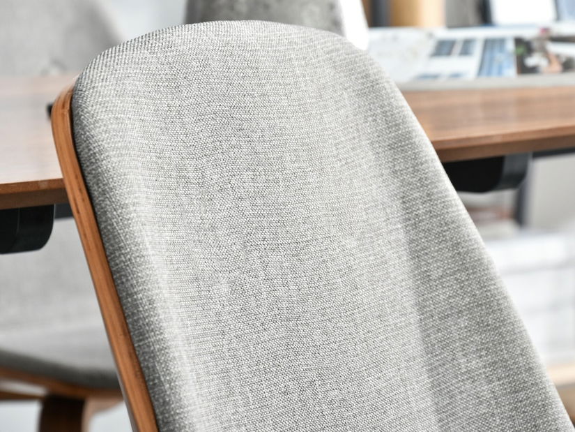 Scaun Vincez (gri + nuc)