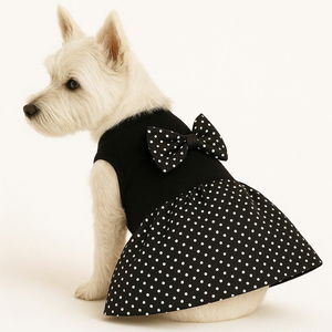 Šaty pre psa Blacki (čierna) (L)