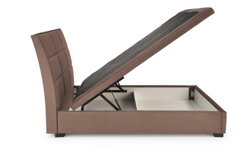 Manželská posteľ 160 cm Continentalis 2 (s úložným priestorom) (bez matraca) (béžová)