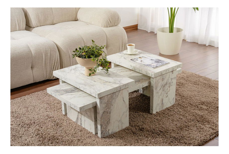 Stolić za kavu Sanctares (frezija mramor)