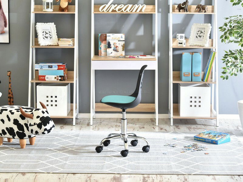 Scaun pentru copii Footy (albastru + crom)