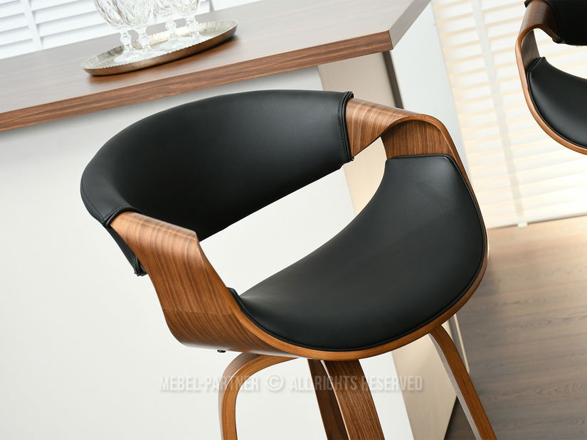 Stolica Bjorn H (tamni orah + orah-krom)