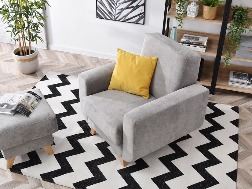 Relaxačné kreslo Kadim (sivá)