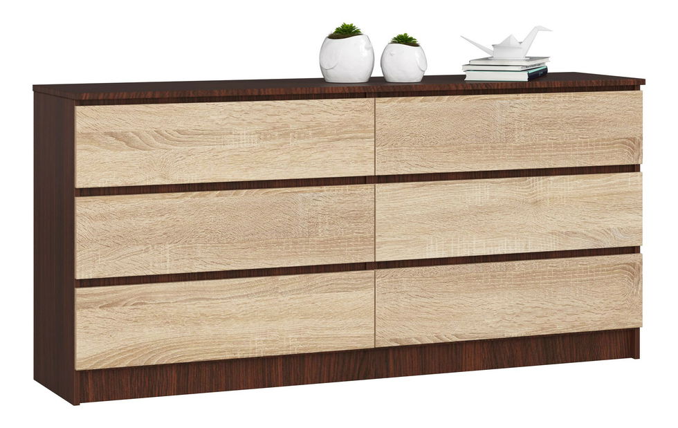 Komód Koa III (wenge + szonoma tölgy)