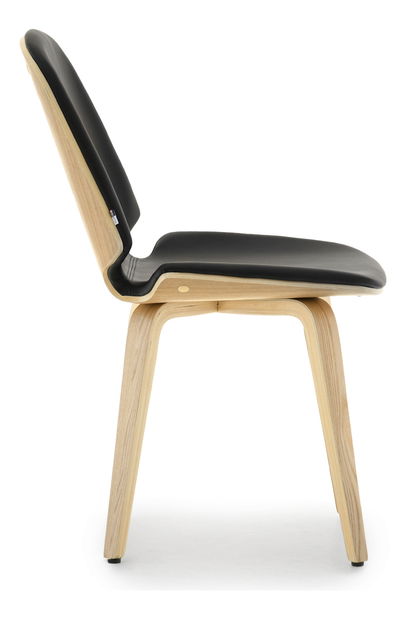 Jedálenská stolička Vicisitudes (čierna + dub)