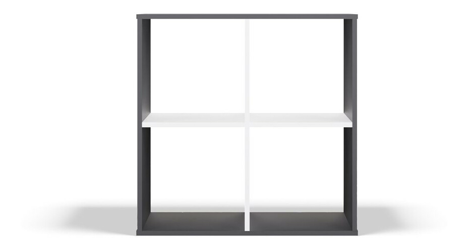 Regál Metros 2 (antracit + biela)