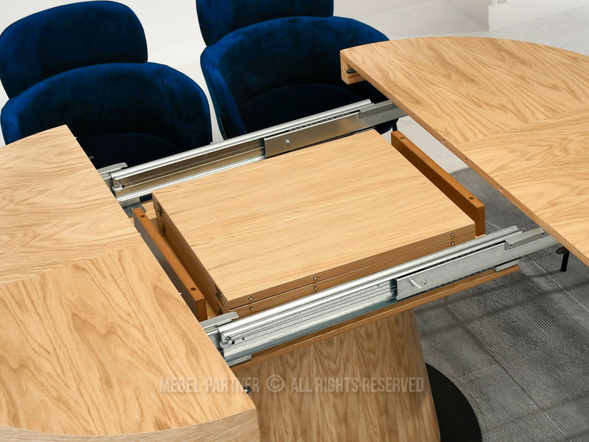 Blagovaonski stol Automoviles (hrast + crna)