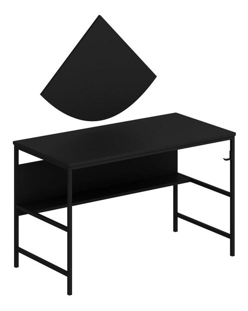 PC asztal Grana 1 (fekete)