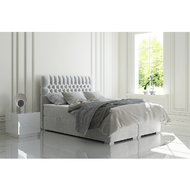 Pat matrimonial Boxspring 180 cm Formio (cu saltele)