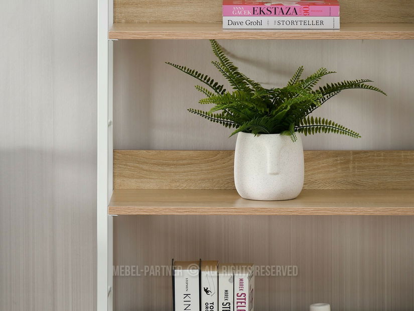 Regál Luca (szonoma + fehér)