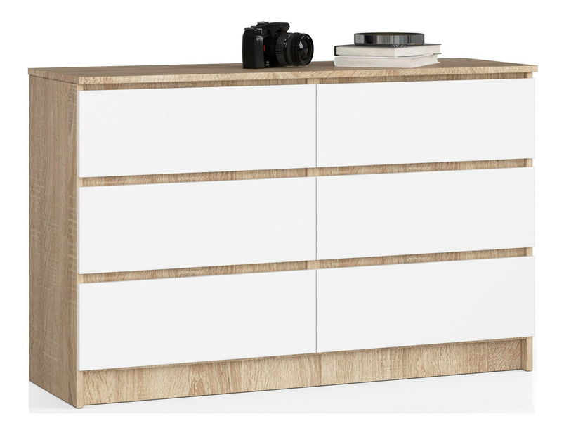 Komoda Kapil (dub sonoma + biela)