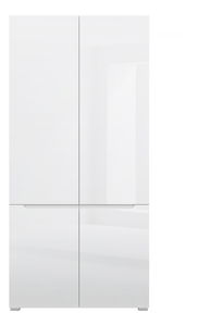 Dulap de haine Yuko (alb lucios)