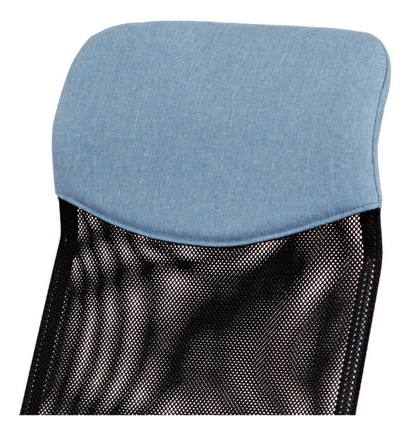 Irodai fotel Evessa-E301-BLUE (kék + fekete)