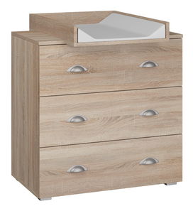 Comodă cu masă de înfășat Milla (Stejar sonoma)