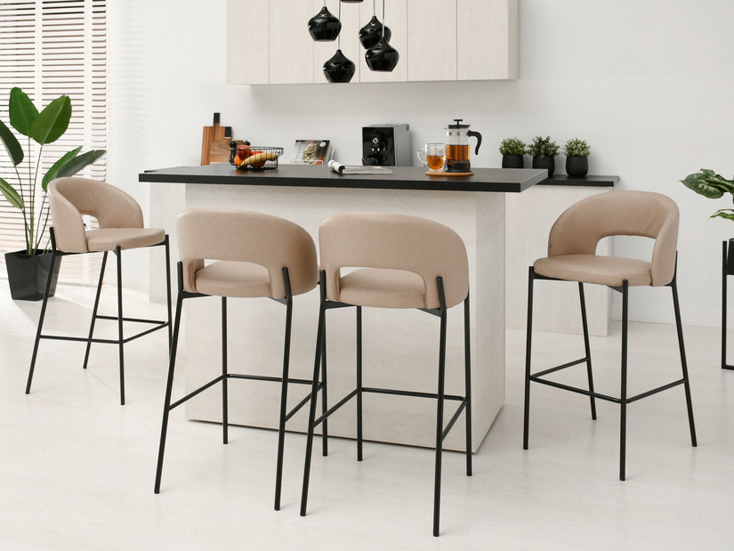 Scaun Gustav (bej + negru)