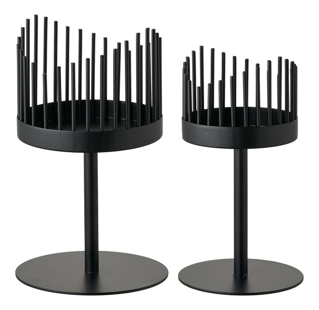 Svietnik 2 ks Csaloria 7 (čierna)