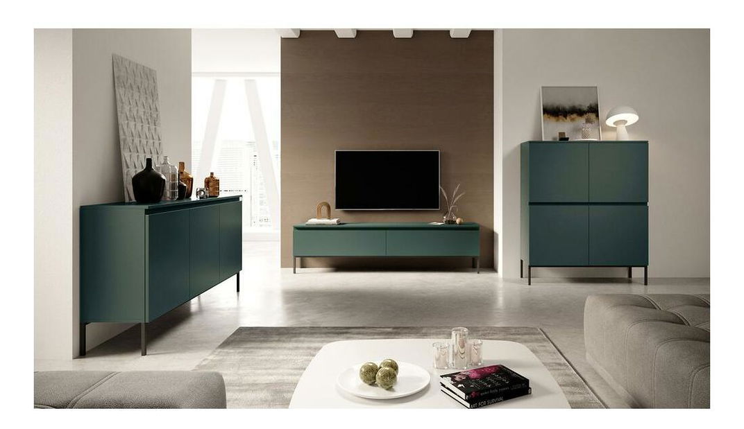 Skrinka Bennasi B2 (malachit + čierna)