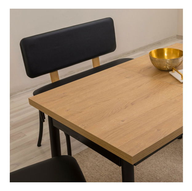 Blagovaonski set Duvasa 23 (crna) (za 4 osobe)