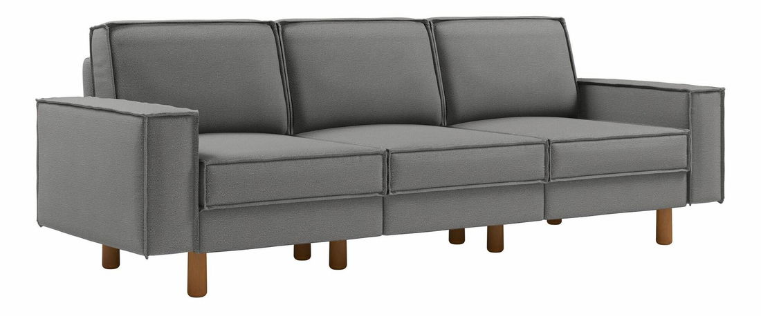 Pohovka trojsedačka Spary E (sivá + orech)