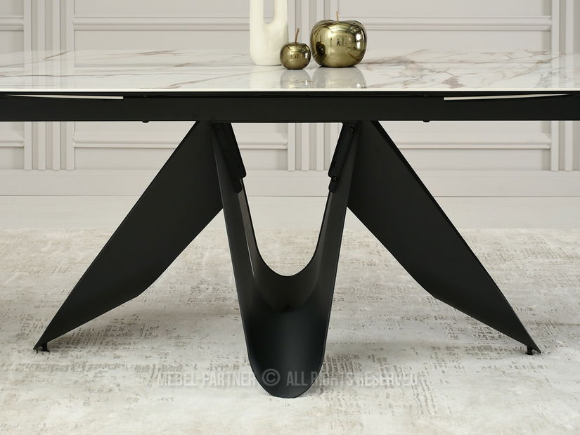 Jedálenský stôl Persi (béžová + čierna)