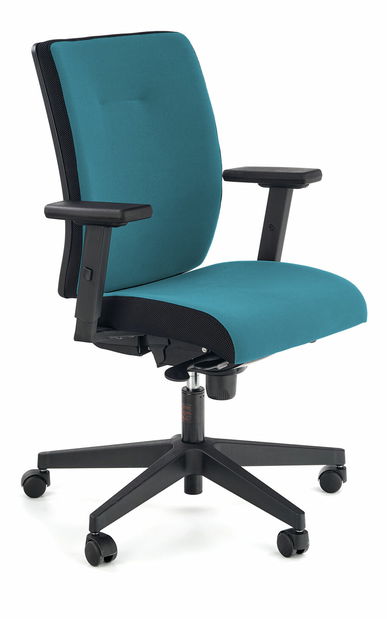 Kancelárske kreslo Panpo (modrá + čierna)