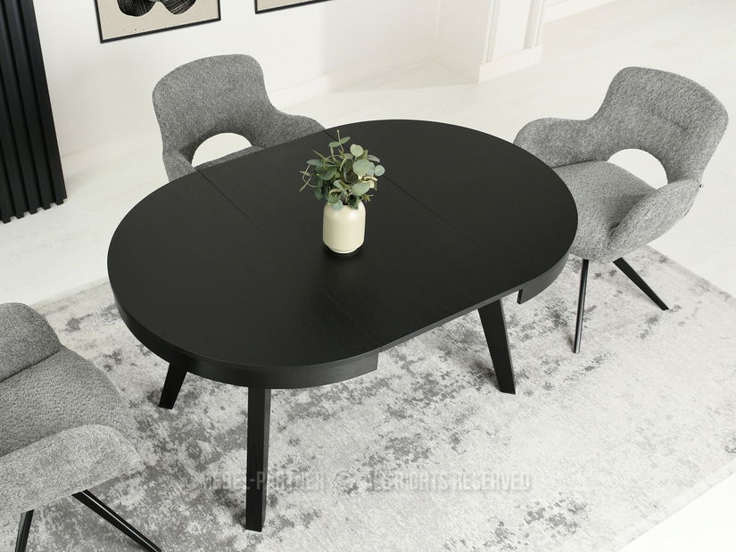 Masă sufragerie Trasladar (negru)