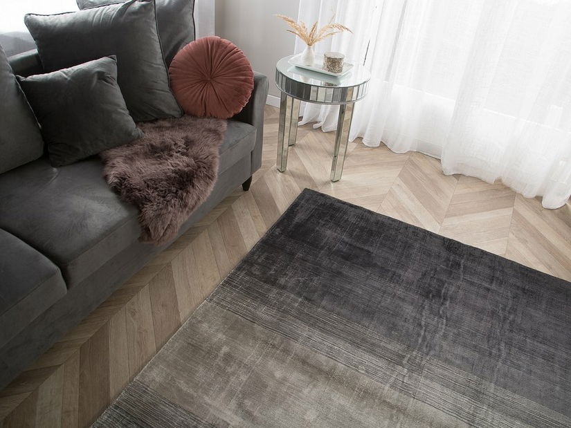 Koberec 140 cm Erbil (čierna)